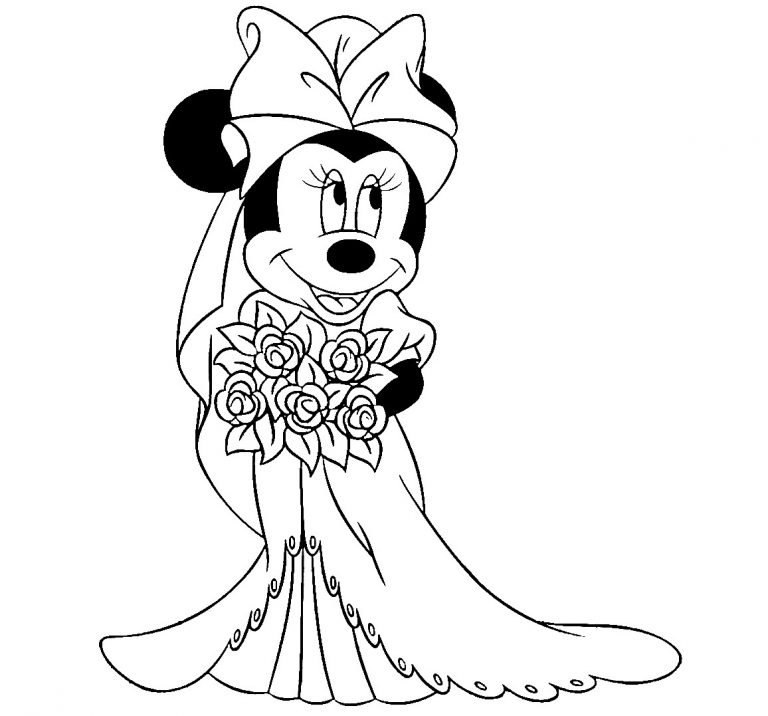 Minnie para Colorir e Imprimir Muito Fácil Colorir e Pintar