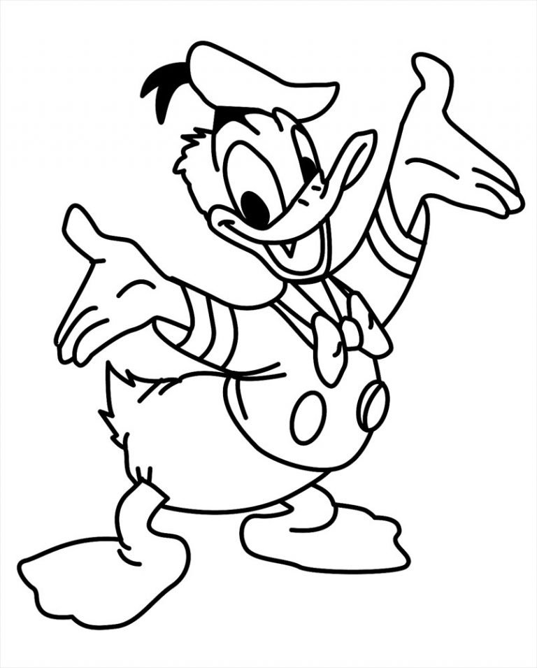 Desenhos Do Pato Donald Para Colorir E Imprimir Muito F Cil