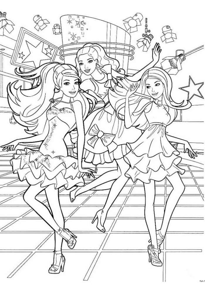 Desenhos Da Barbie Para Colorir E Imprimir