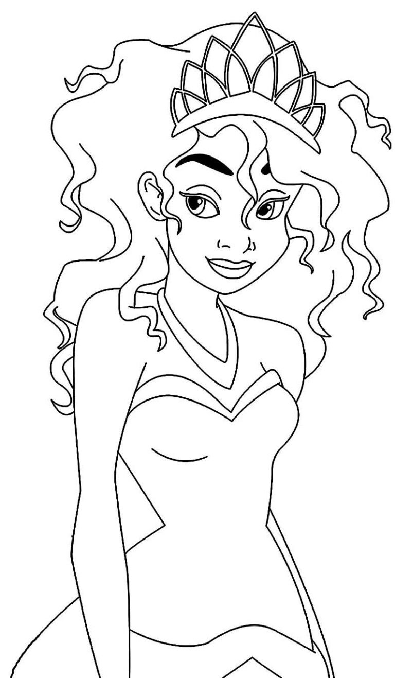 Desenhos Da Tiana Para Colorir E Imprimir