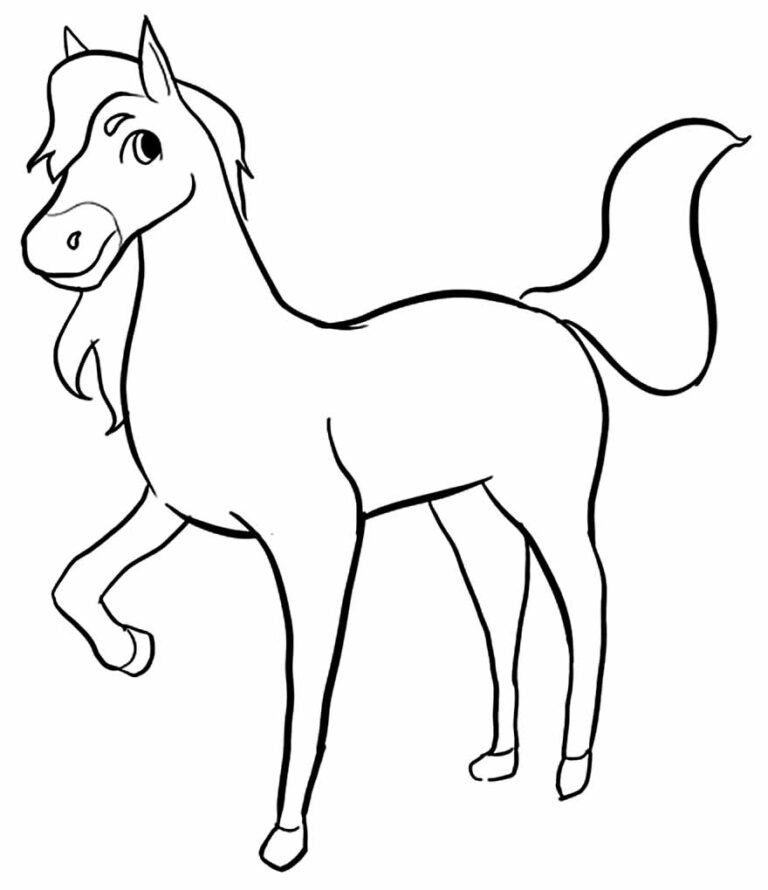 200 Desenhos De Cavalo Para Colorir E Imprimir