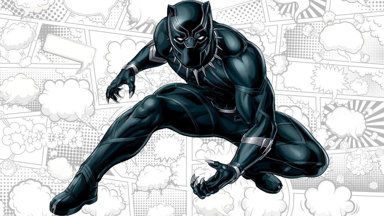 Desenhos Do Pantera Negra Para Colorir E Imprimir