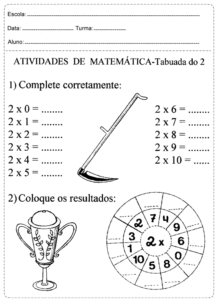 Tabuadas Para Imprimir A E Pdf Multiplica O Adi O Subtra O E