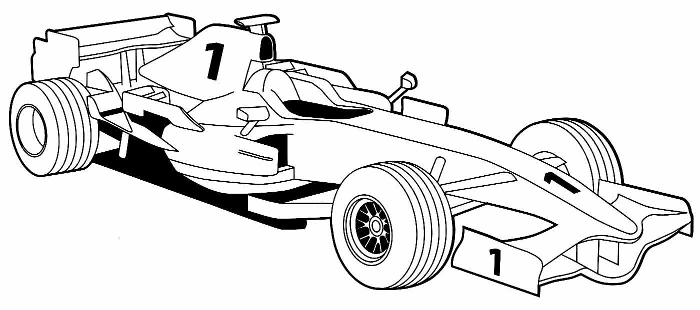 Desenhos De Carros De Corrida Para Colorir E Imprimir