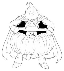 Desenhos Do Majin Boo Para Colorir E Imprimir