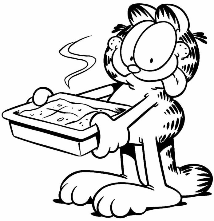 Desenhos Do Garfield Para Colorir E Imprimir