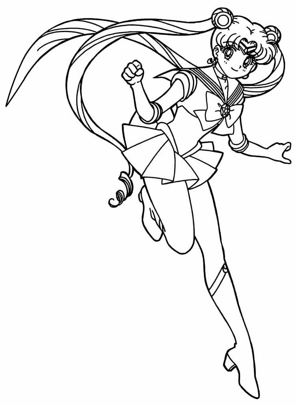 Desenhos Da Sailor Moon Para Colorir E Imprimir Aprender A Desenhar