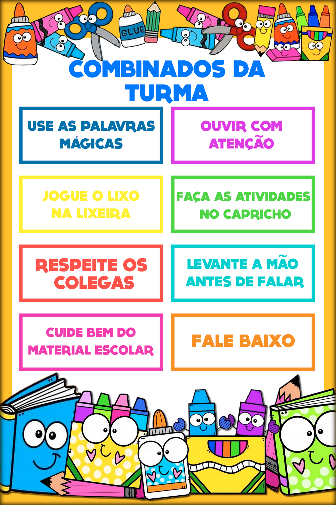 Combinados Educa O Infantil Para Imprimir Em Pdf Gr Tis