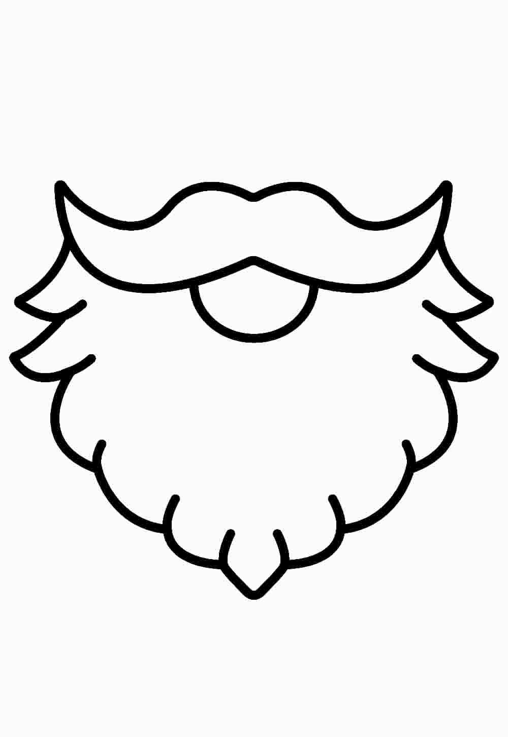 Moldes Da Barba Do Papai Noel Para Imprimir