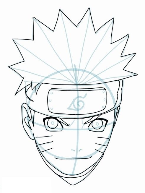 Etapas Simples Para Desenhar o Naruto de Maneira Fácil e Rápida