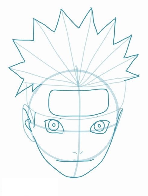 Aprenda a desenhar o Naruto passo a passo