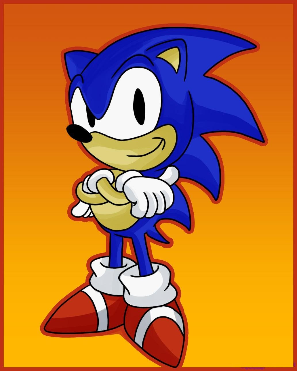 Como Desenhar O Sonic  Sonic, Classic sonic, Sonic the hedgehog