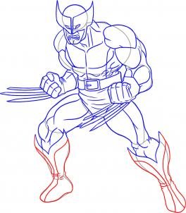 como desenhar o wolverine