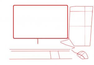 Como Desenhar um Computador (Muito Fácil) - Aprender a ...