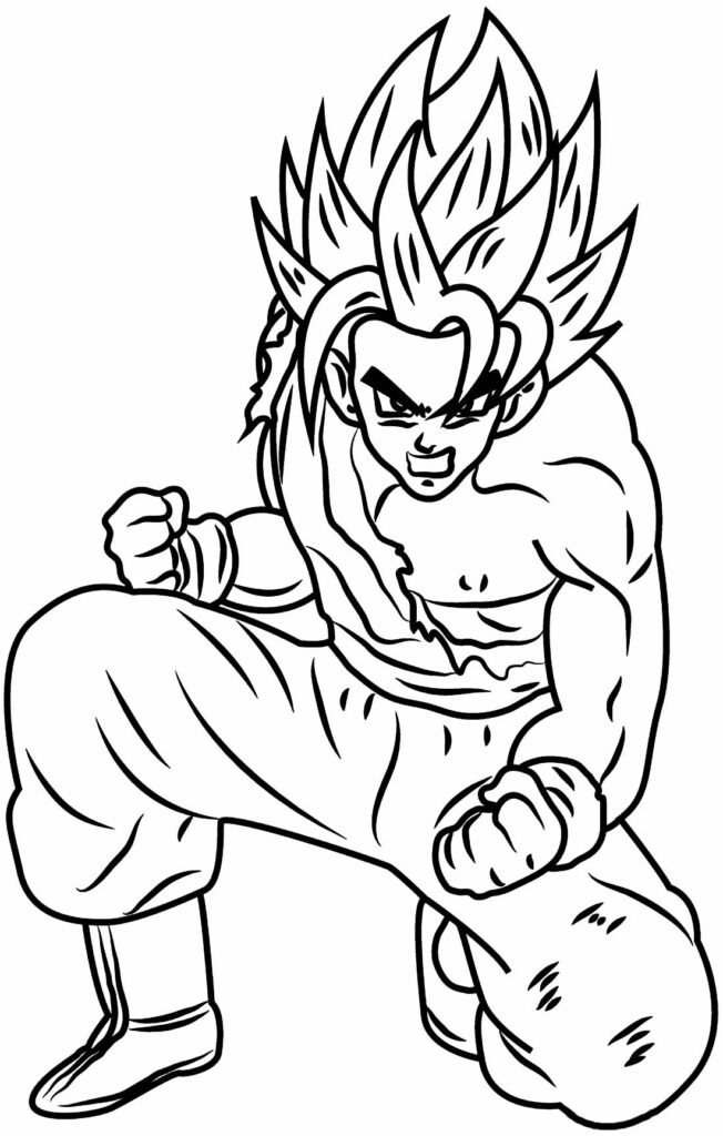 desenho de goku 10