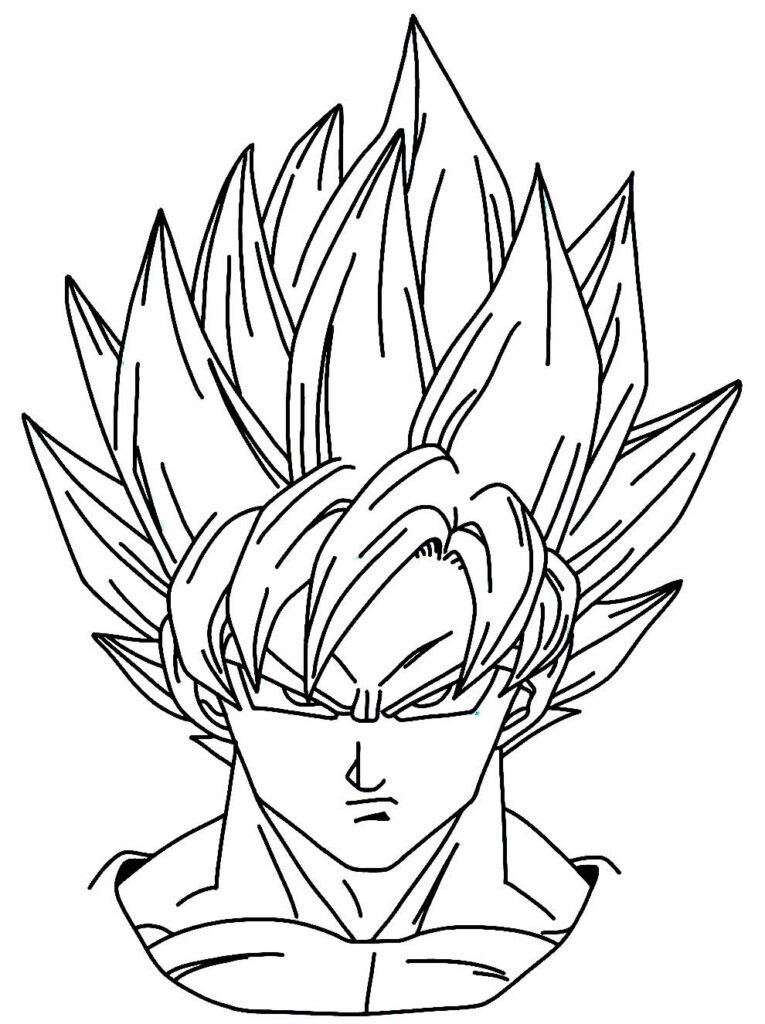 desenho de goku 11