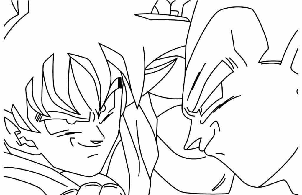 desenho de goku 14