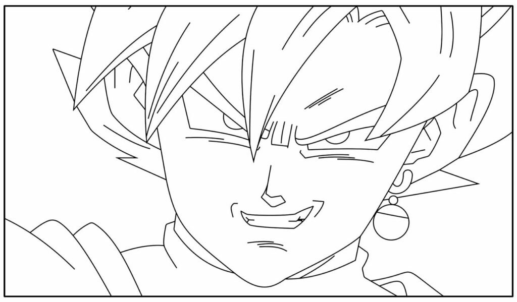 desenho de goku 3