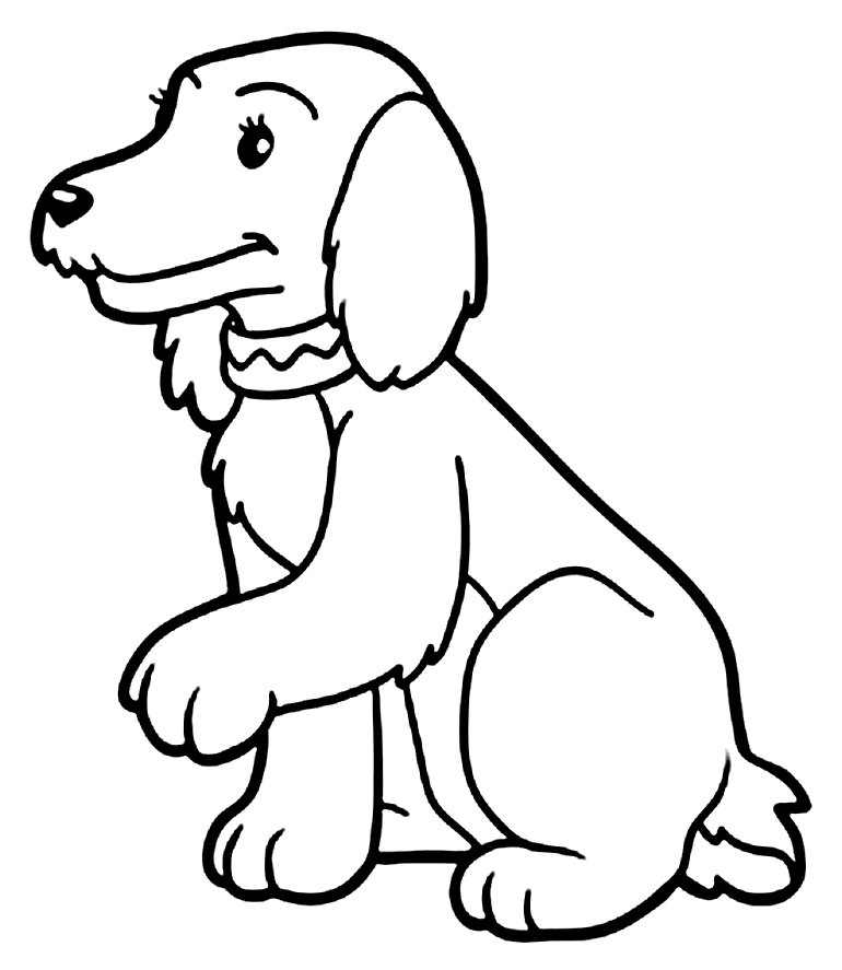 desenhos de cachorros para colorir 25