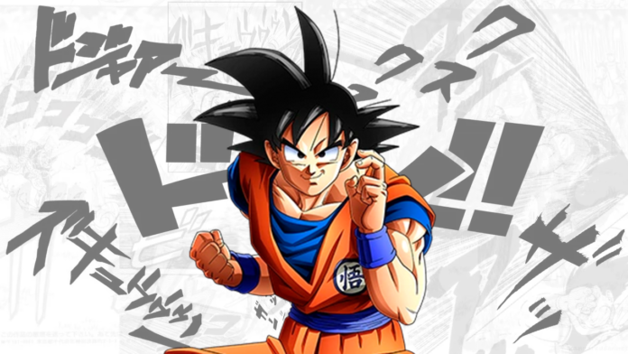 goku para colorir