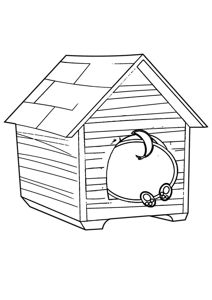 casa para colorir 19