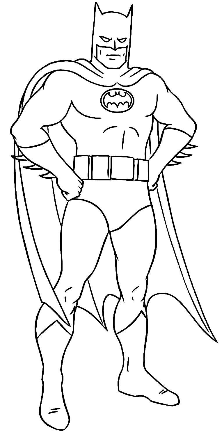 Desenhos Do Batman Para Colorir E Imprimir 9071