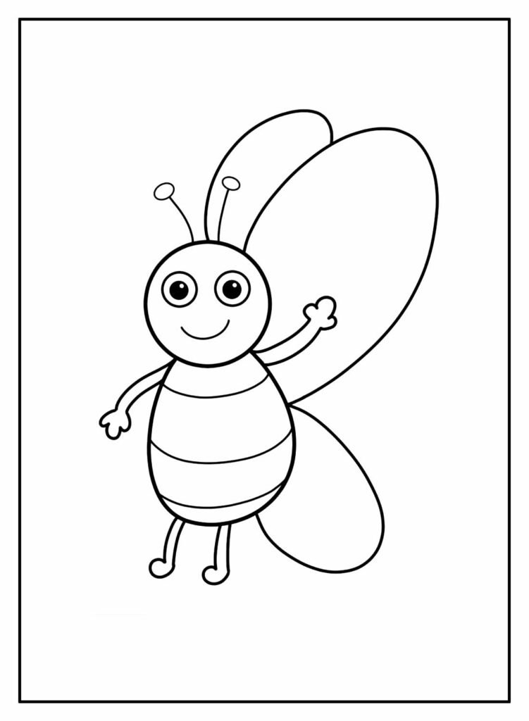 desenhos de abelhinha para colorir 1