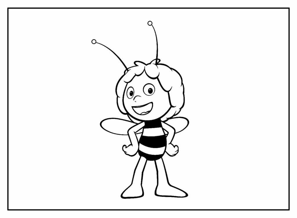 desenhos de abelhinha para colorir 12
