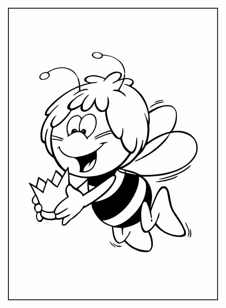desenhos de abelhinha para colorir 14