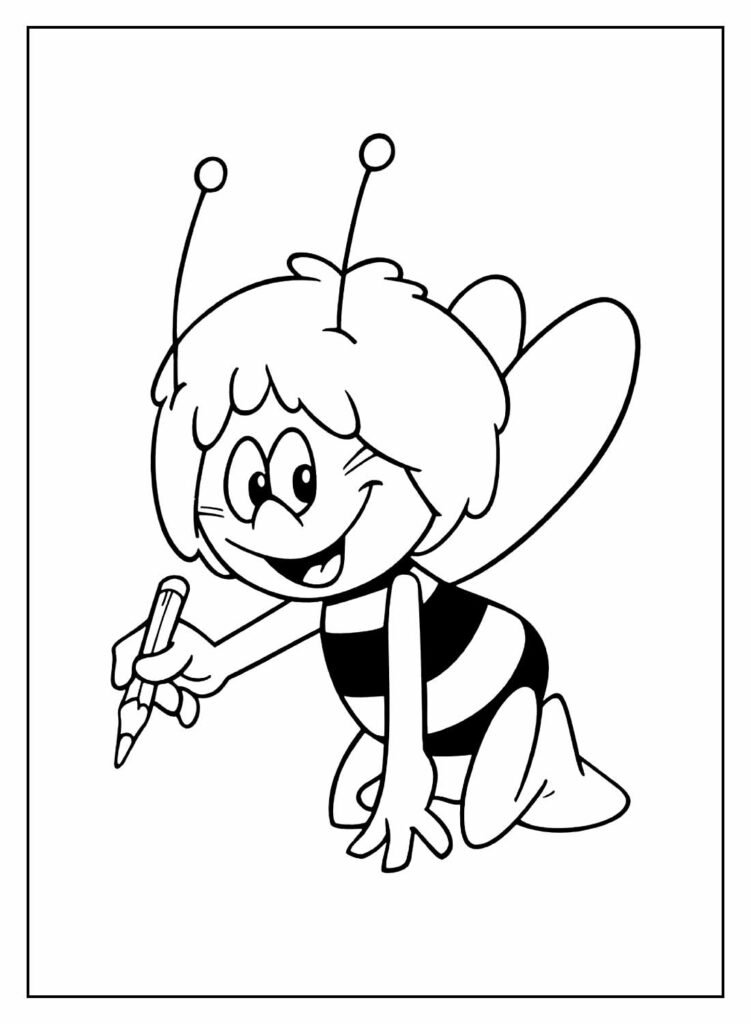 desenhos de abelhinha para colorir 21