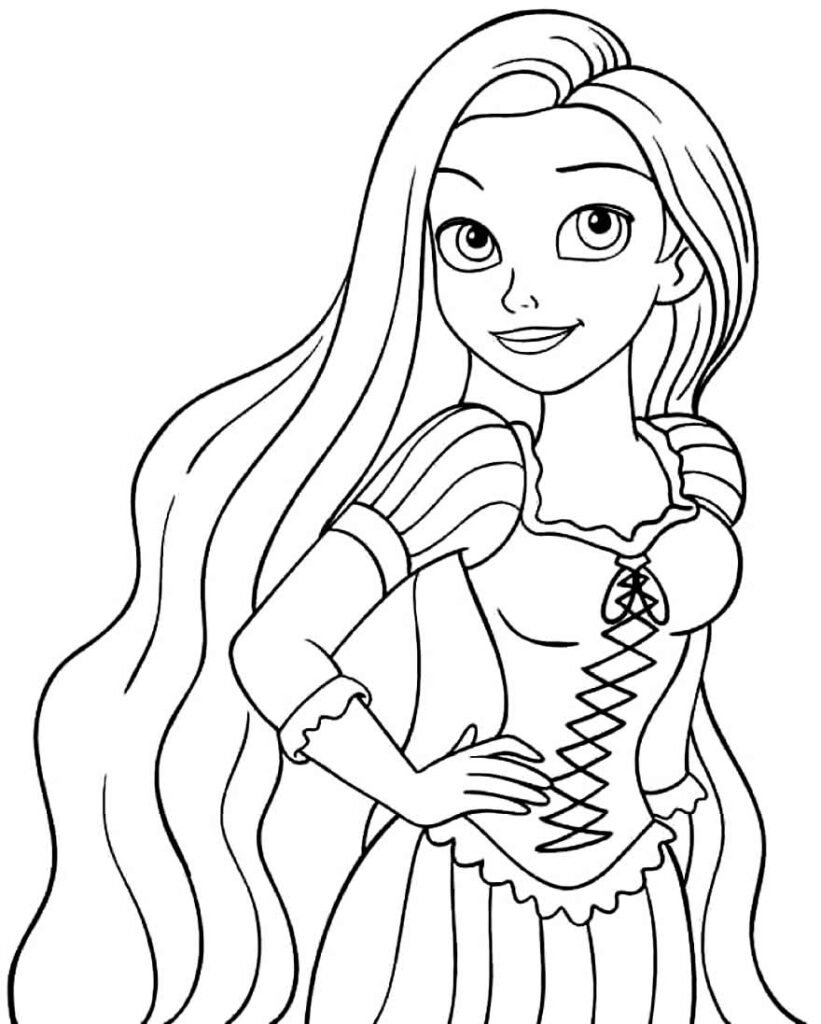 desenhos de princesas para colorir 14 1