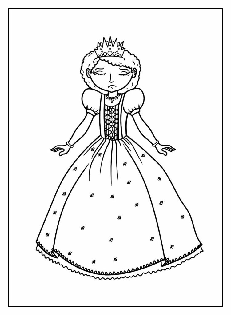 desenhos de princesas para colorir 16