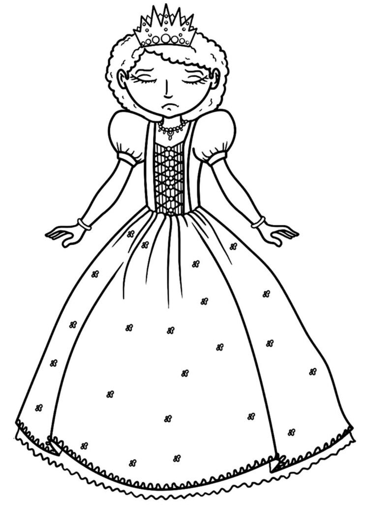 desenhos de princesas para colorir 17