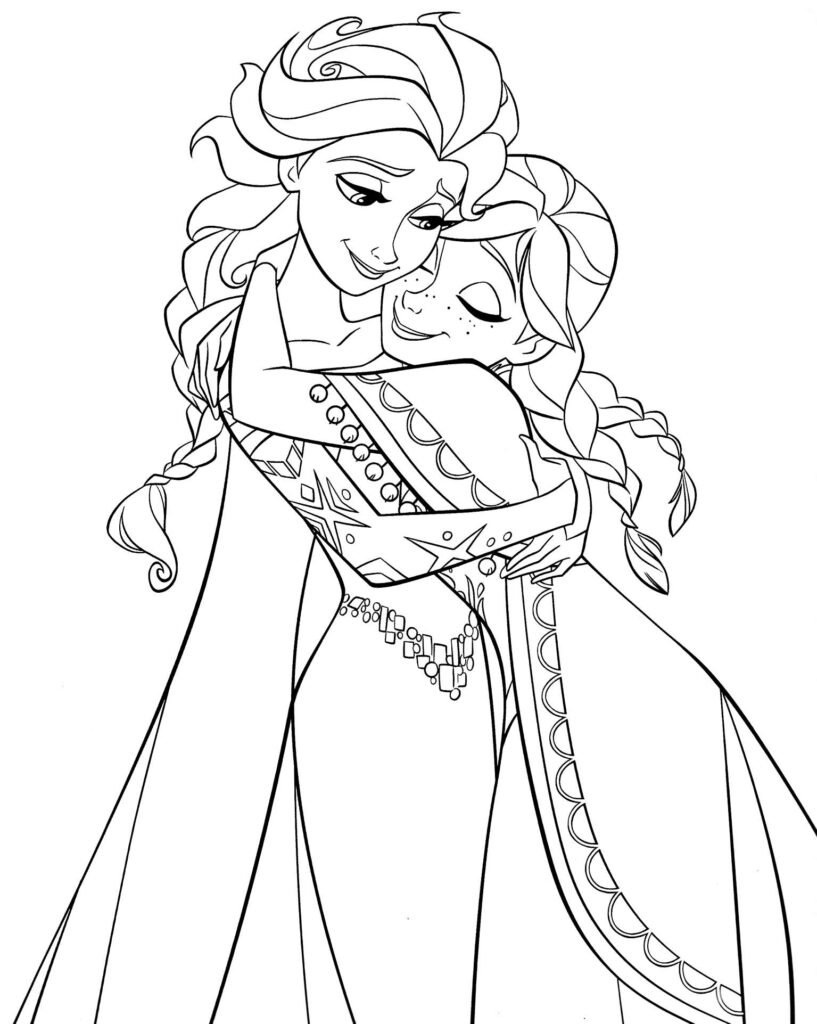 desenhos de princesas para colorir 2 1