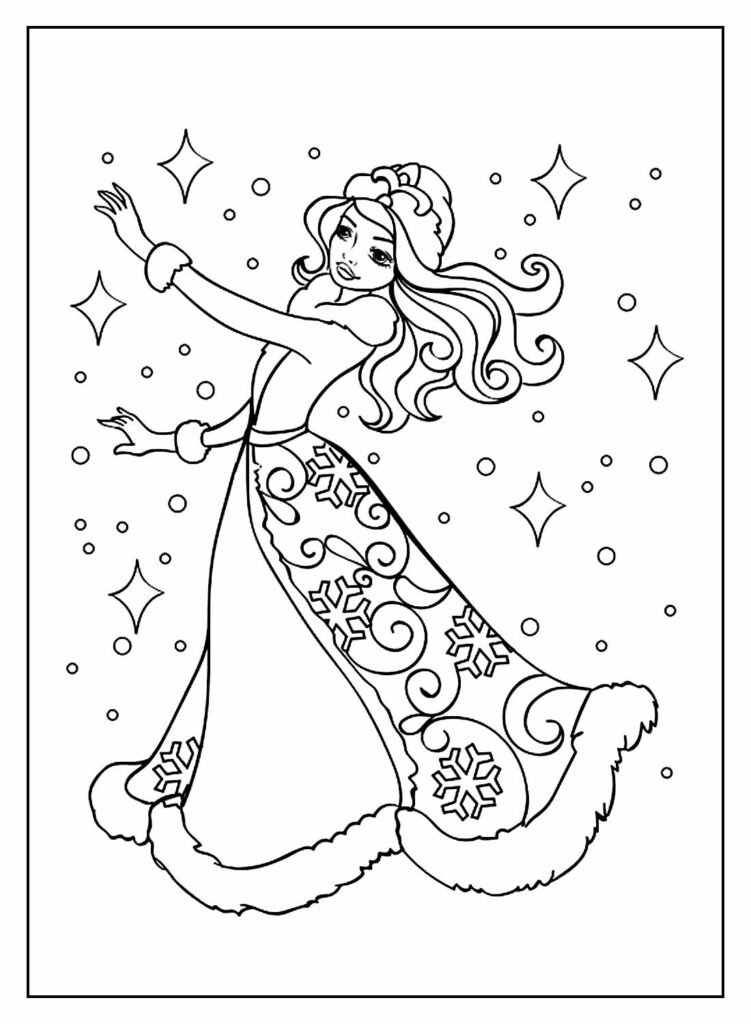 desenhos de princesas para colorir 44