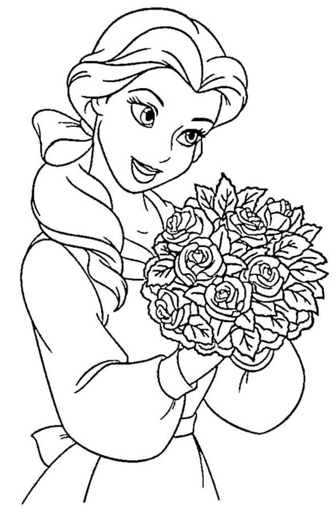 desenhos de princesas para colorir 5 1