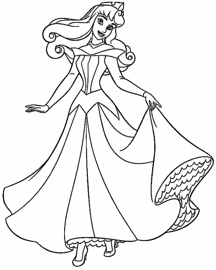 desenhos de princesas para colorir 50