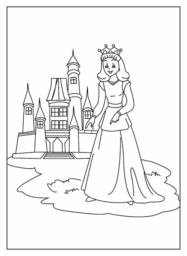 desenhos de princesas para colorir 52