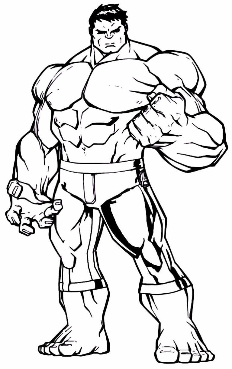 Desenhos Do Hulk Para Colorir E Imprimir Muito F Cil