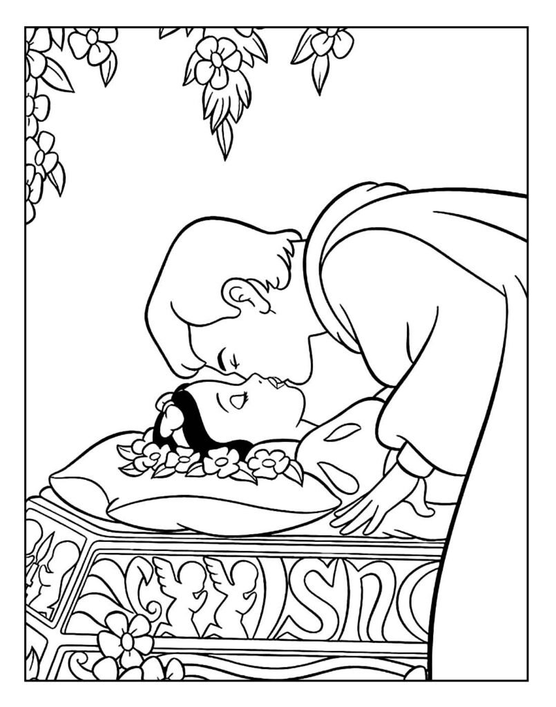 desenhos para colorir de branca de neve 9