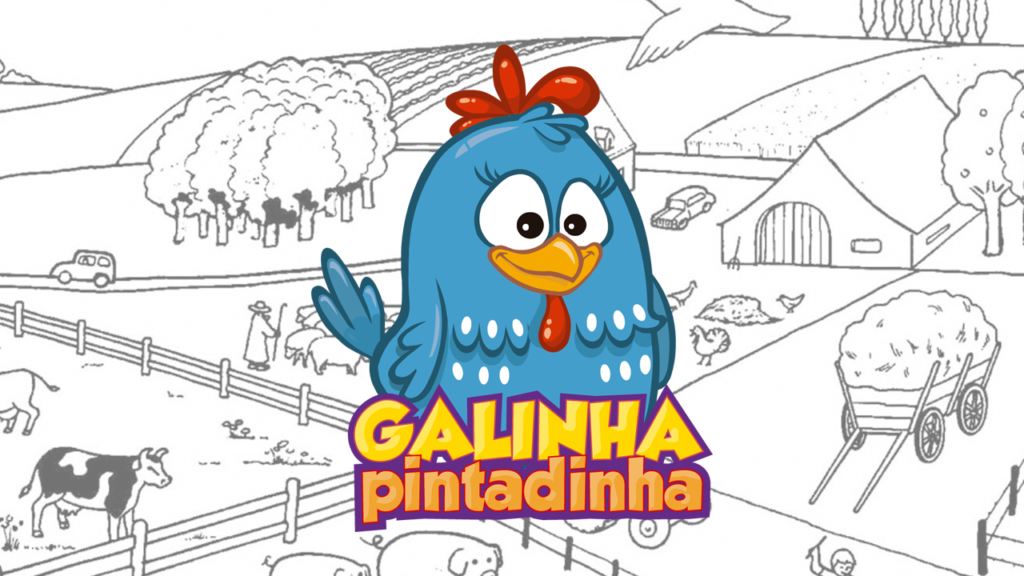 galinha pintadinha para colorir