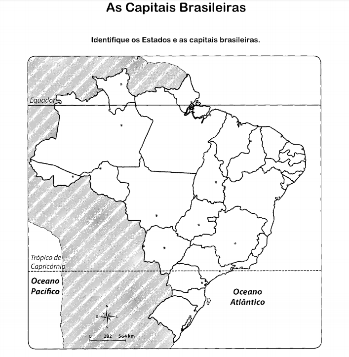 Mapa Do Brasil Para Colorir E Imprimir Muito Fácil Colorir E Pintar 6666