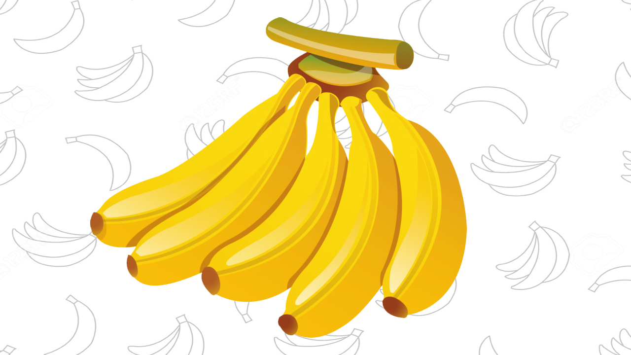 Página para colorir de bananas maduras gerada por ia