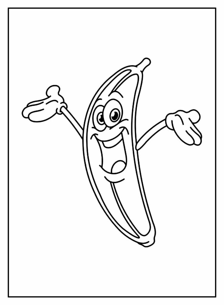 desenhos de banana para colorir 16