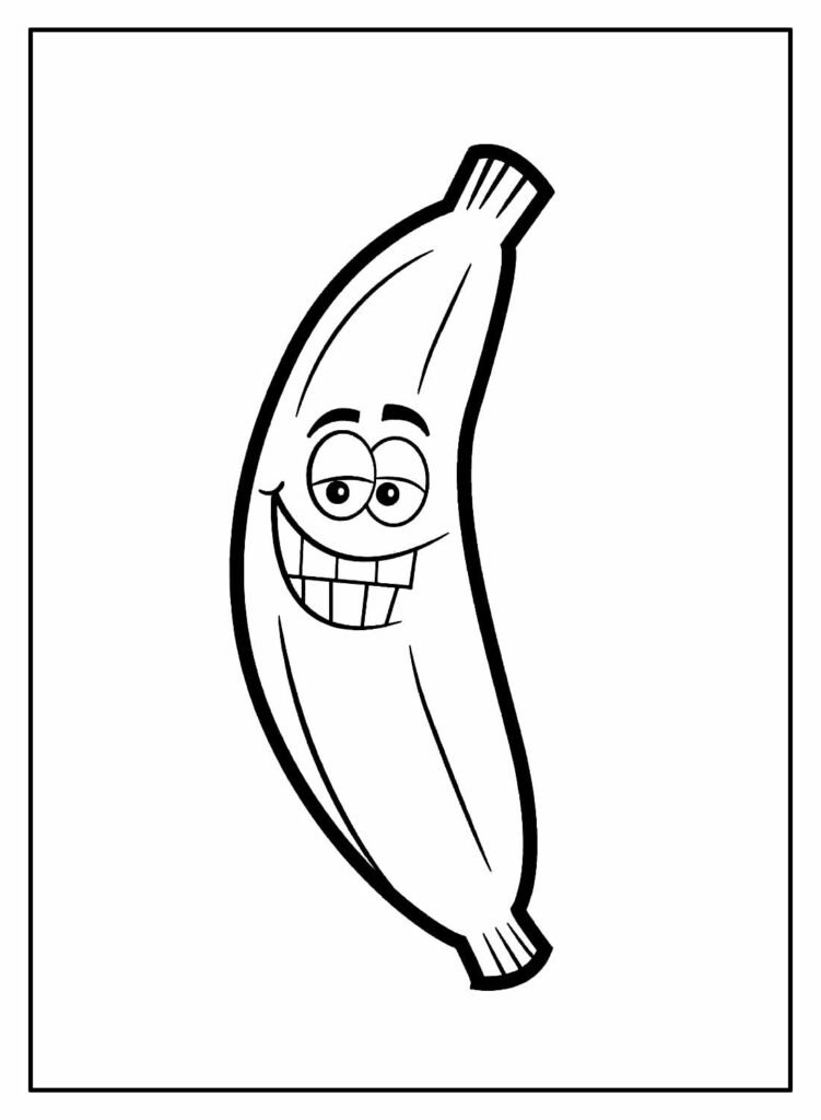 desenhos de banana para colorir 24