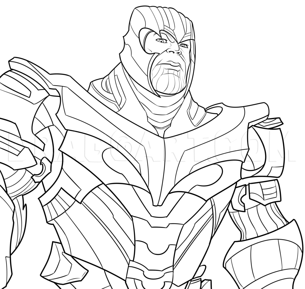 Como Desenhar O Thanos Muito F Cil Aprender A Desenhar