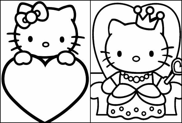 Hello Kitty Para Colorir E Imprimir Muito Fácil Aprender A Desenhar 0288
