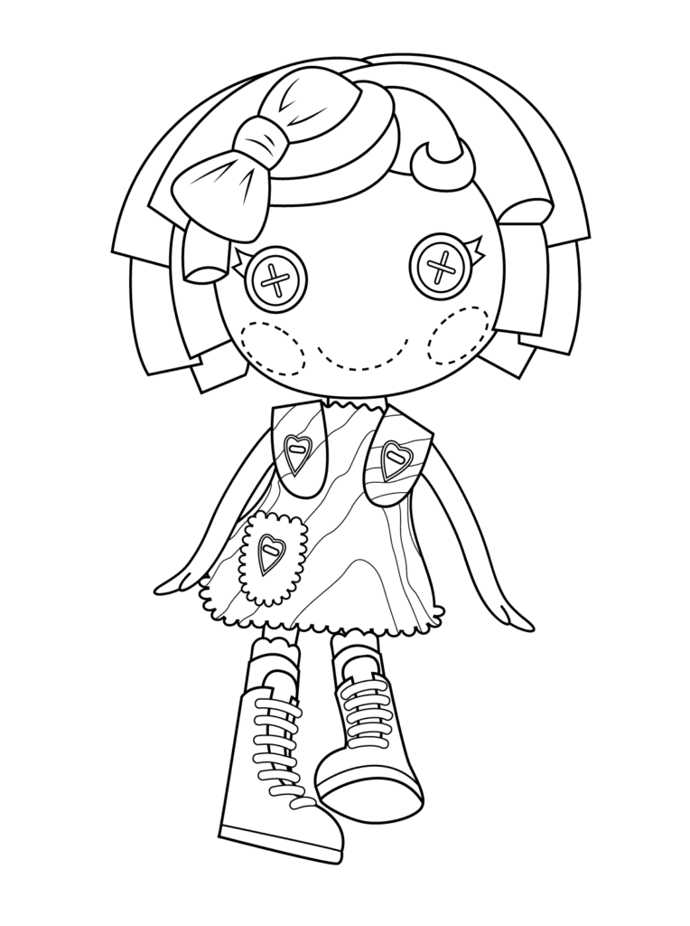 Lalaloopsy para colorir boneca