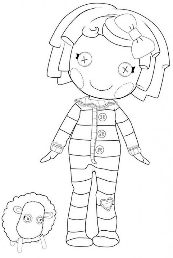 Lalaloopsy para colorir bonita