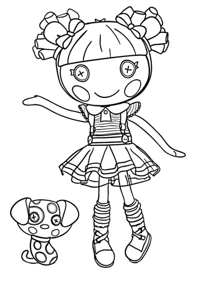 Lalaloopsy para colorir grande